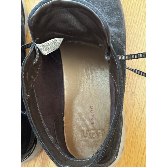 UGG Mens Freamon Chukka Sz 10.5 Waterproof Suede Boots Black Gray - Picture 5 of 15